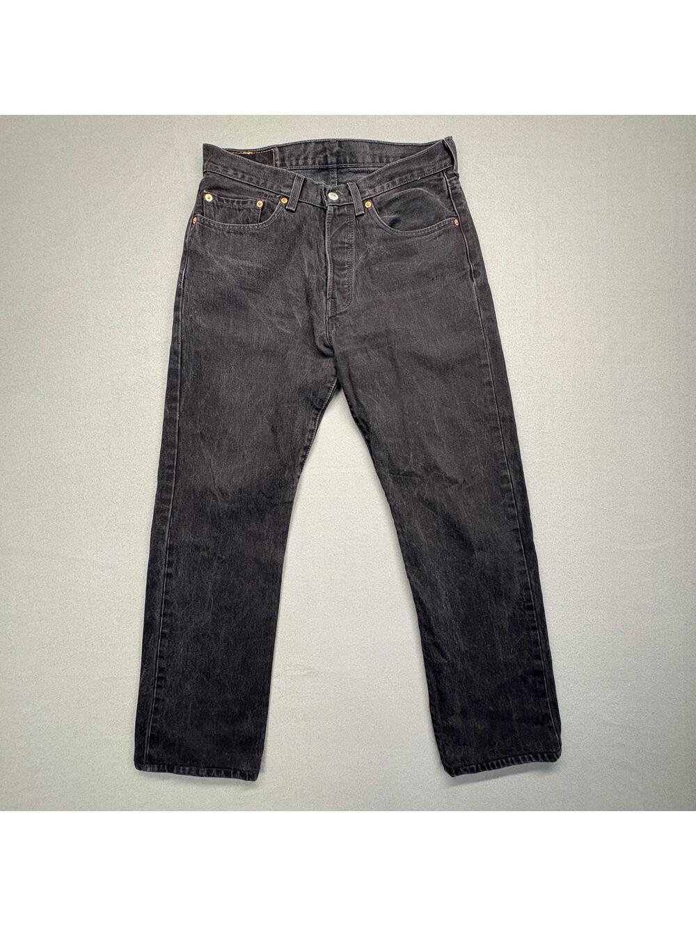 Vintage Levi's 501XX Black Jeans Size 31/32 (fits 30/28.5) Made in Canada